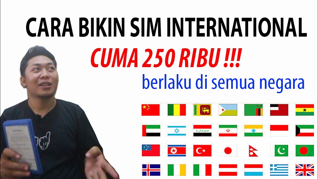 TAHAP PEMBUATAN SIM INTERNATIONAL 2020 TERBARU!