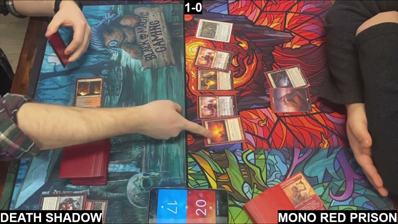 Modern - Death Shadow Vs Mono Red Prison
