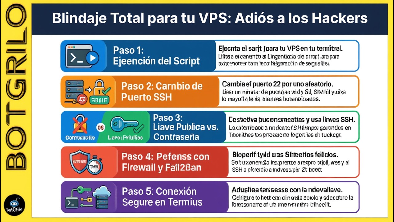 🛡️ BLINDA tu Servidor en Minutos: 4 Capas de Seguridad IMPENETRABLE