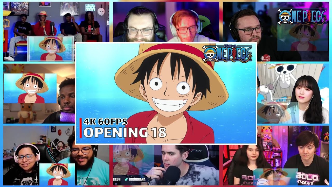 One Piece Opening 18 | Reaction Mashup [Hard Knock Days] (Op 18 ワンピース)