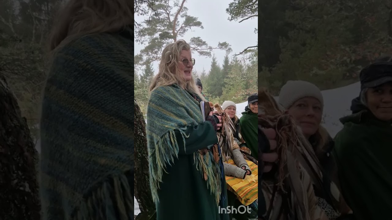 Fra invielses seremonien til @ShamanistisktFörbundSverige . Nå starter et nytt kapittel i historien