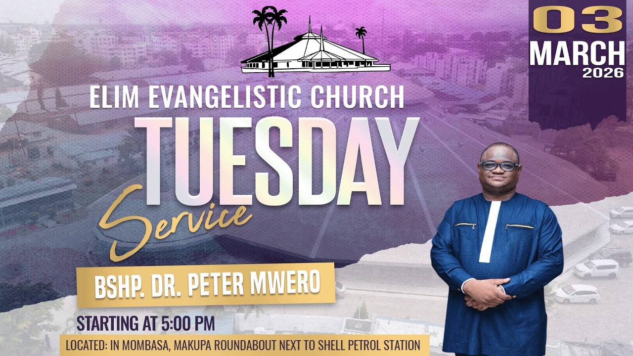 03/3/26 TUESDAY SERVICE || SERMON:BEHOLD THE LAND. || BSP. DR. PETER MWERO