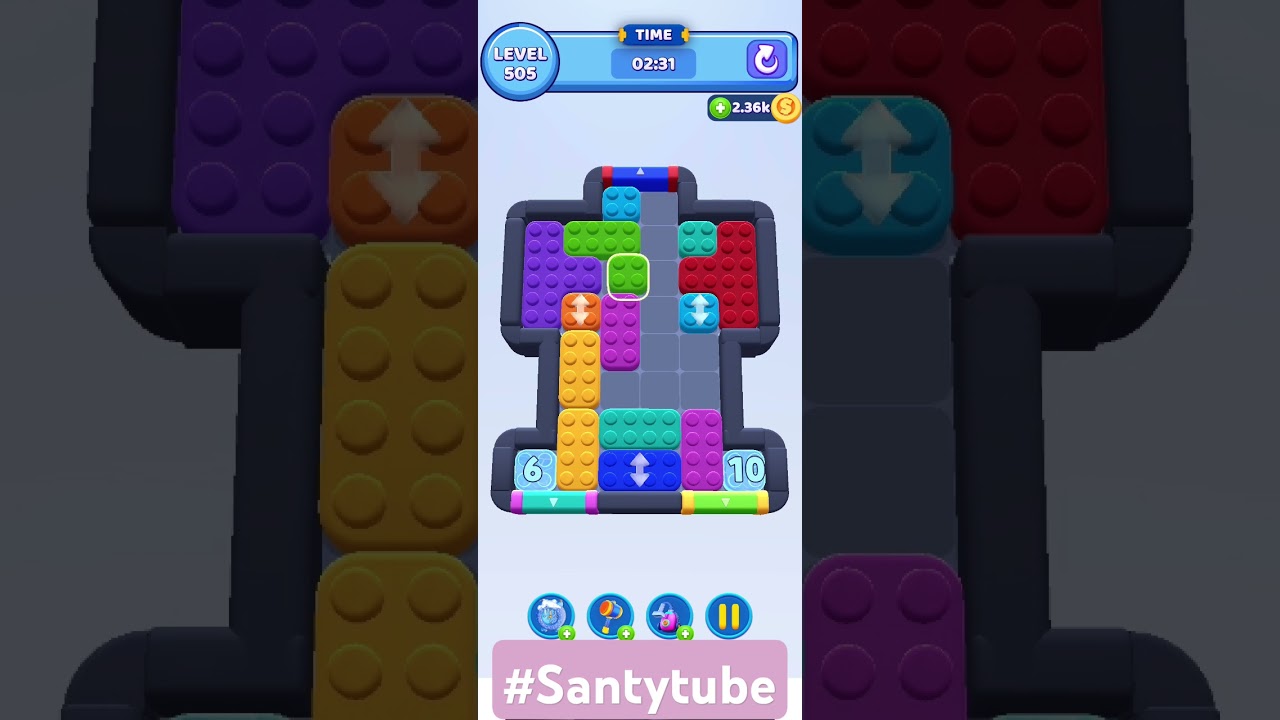 Nivel 505 de Color Block Jam #colorblockjam #games #gaming #ludo
