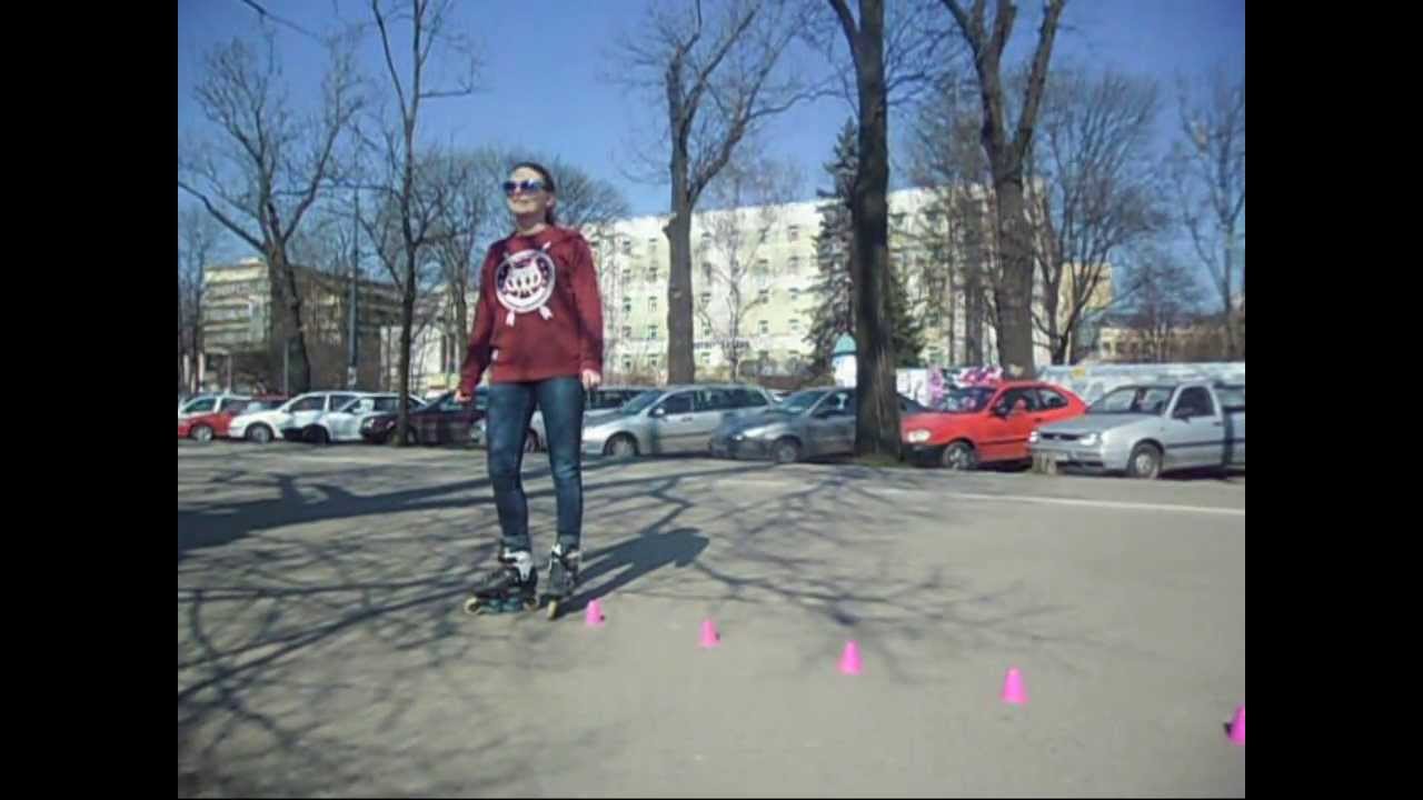 Special - nauka tricków, freestyle slalom na rolkach