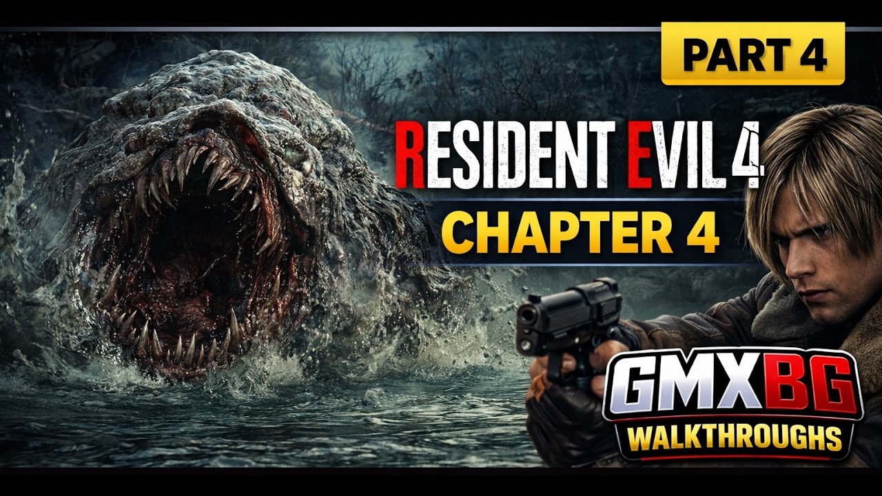Resident Evil 4 Remake Walkthrough Part 4 – Chapter 4 (No Commentary) | GMXBG Walkthroughs