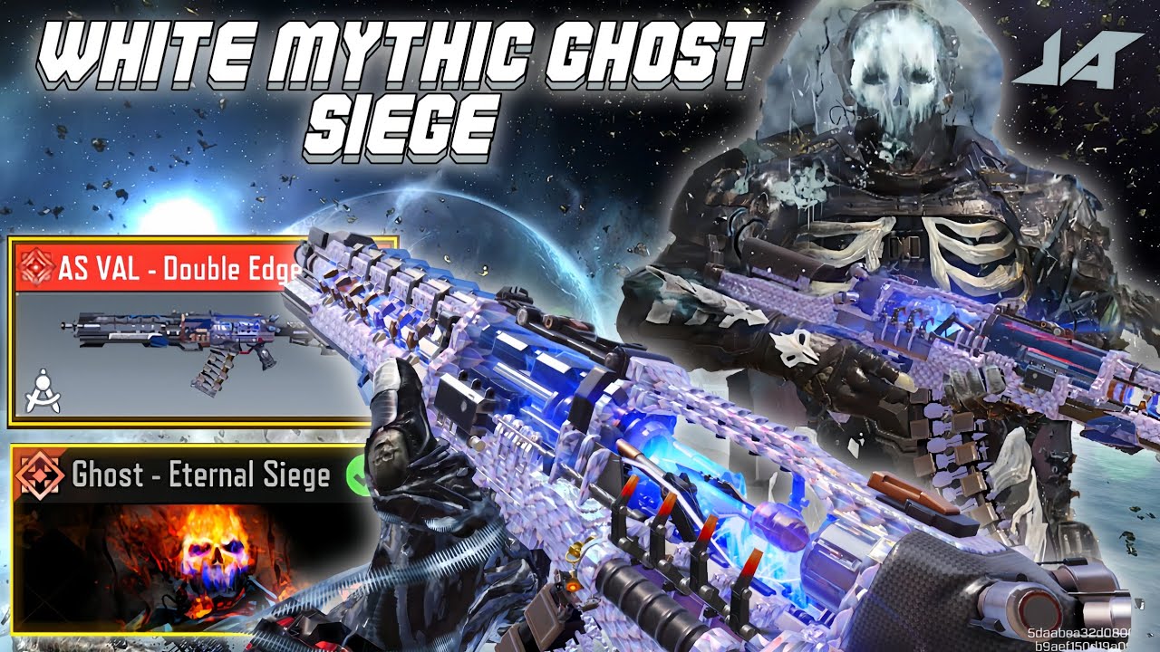 White Mythic Ghost Eternal Siege + Mythic AS VAL DOUBLE EDGE! (Intense Alcatraz Gameplay) - CODM