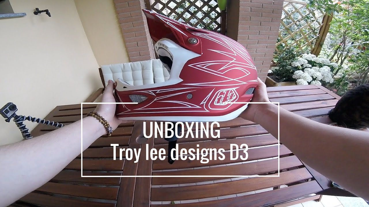 Unboxing & Review Troy lee designs D3 HELMET
