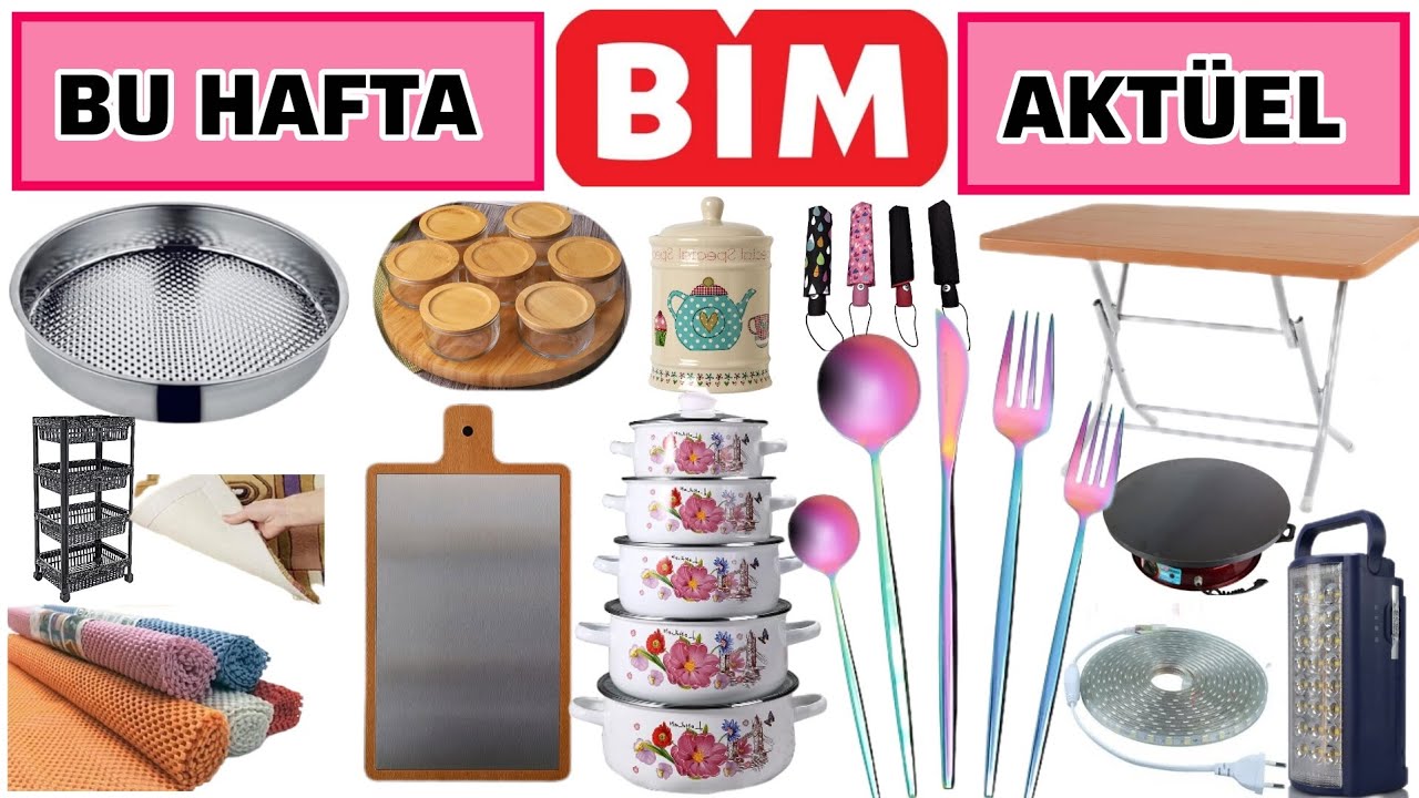 30 Ocak BİM AKTÜEL | Çelik doğrama tahtası / ŞARJLI IŞILDAK 