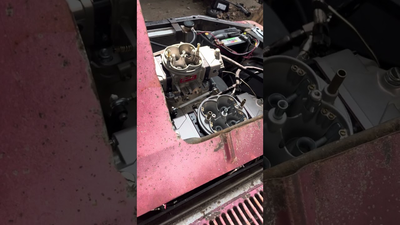 New Edelbrock VRS 4150s I can see the fuel economy #candykane #bigblockchevy #nonamenationals