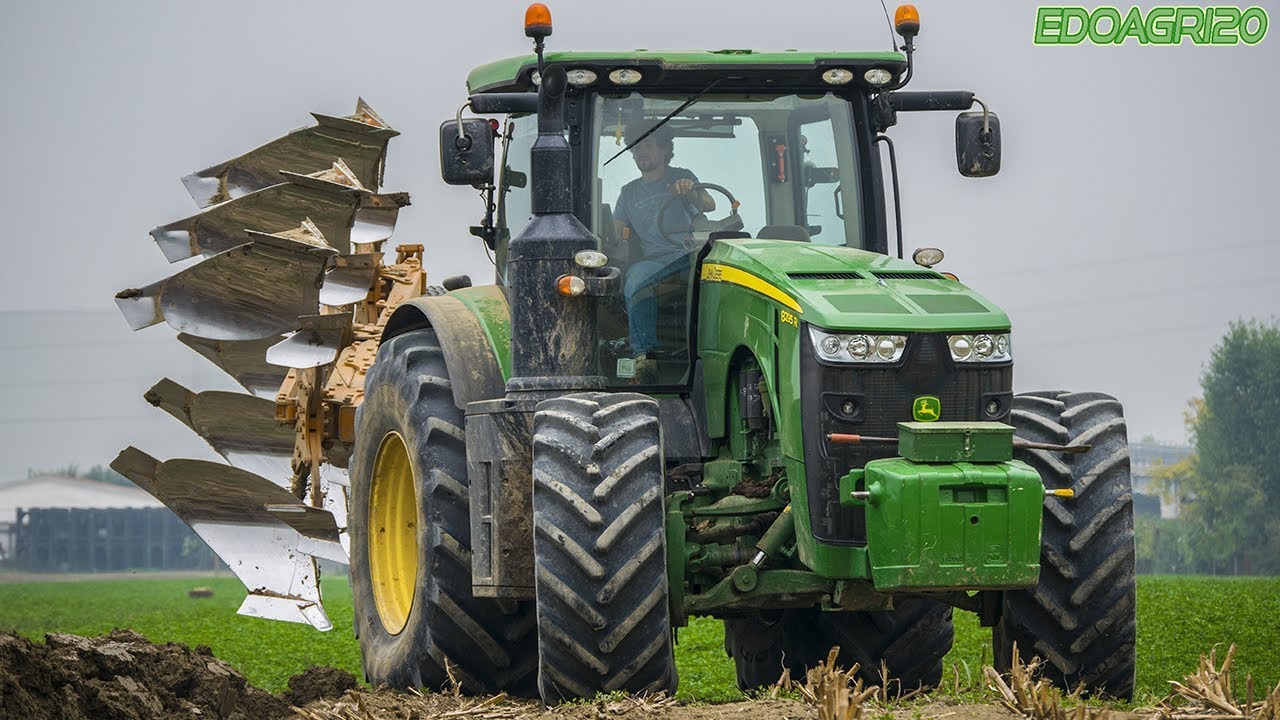 John Deere 8295R + Moro Raptor Trivomere | By Edoagri20