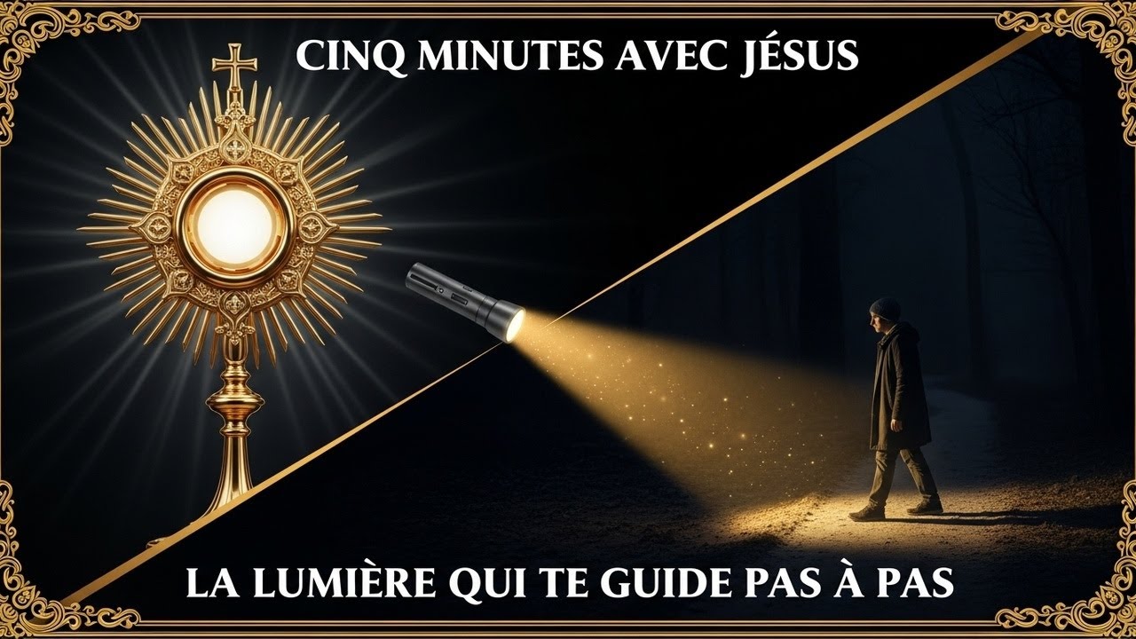 Cinq Minutes avec Jésus au Saint-Sacrement : La Lumière qui te Guide Pas à Pas