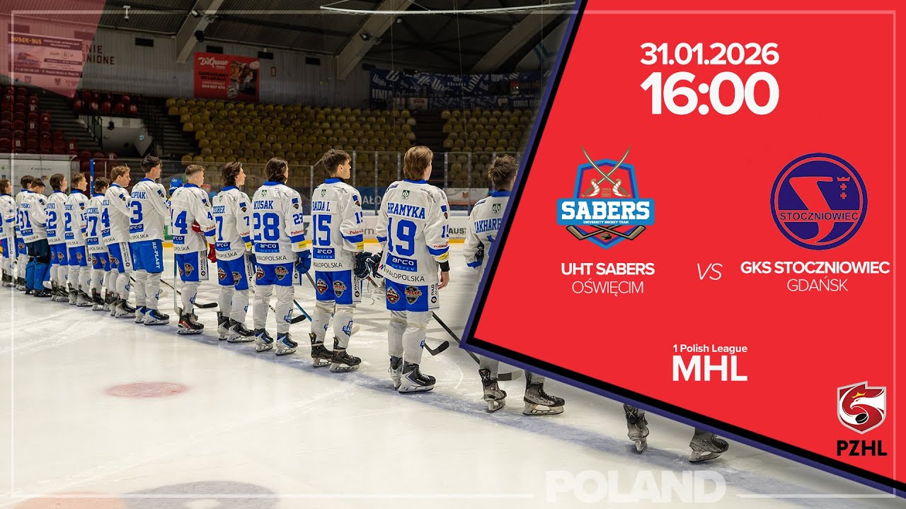 UHT SABERS vs GKS STOCZNIOWIEC GDAŃSK (31.01.2026) / 16:00 [LIVE]