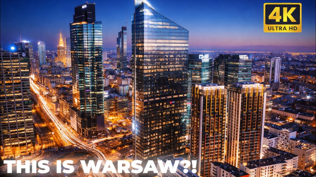 Warsaw Skyline - skyscrapers in Warsaw from a bird's eye view 2026