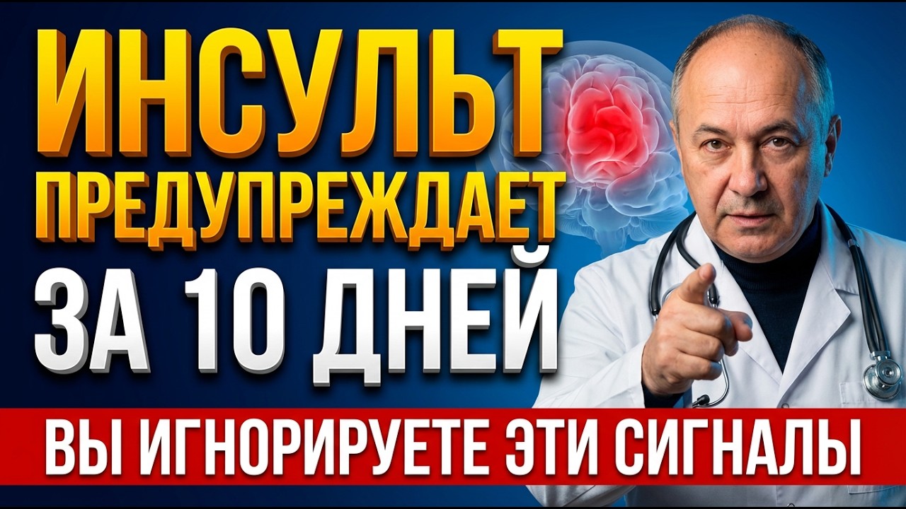 10 предвестников инсульта — проверьте себя прямо сейчас пока не поздно