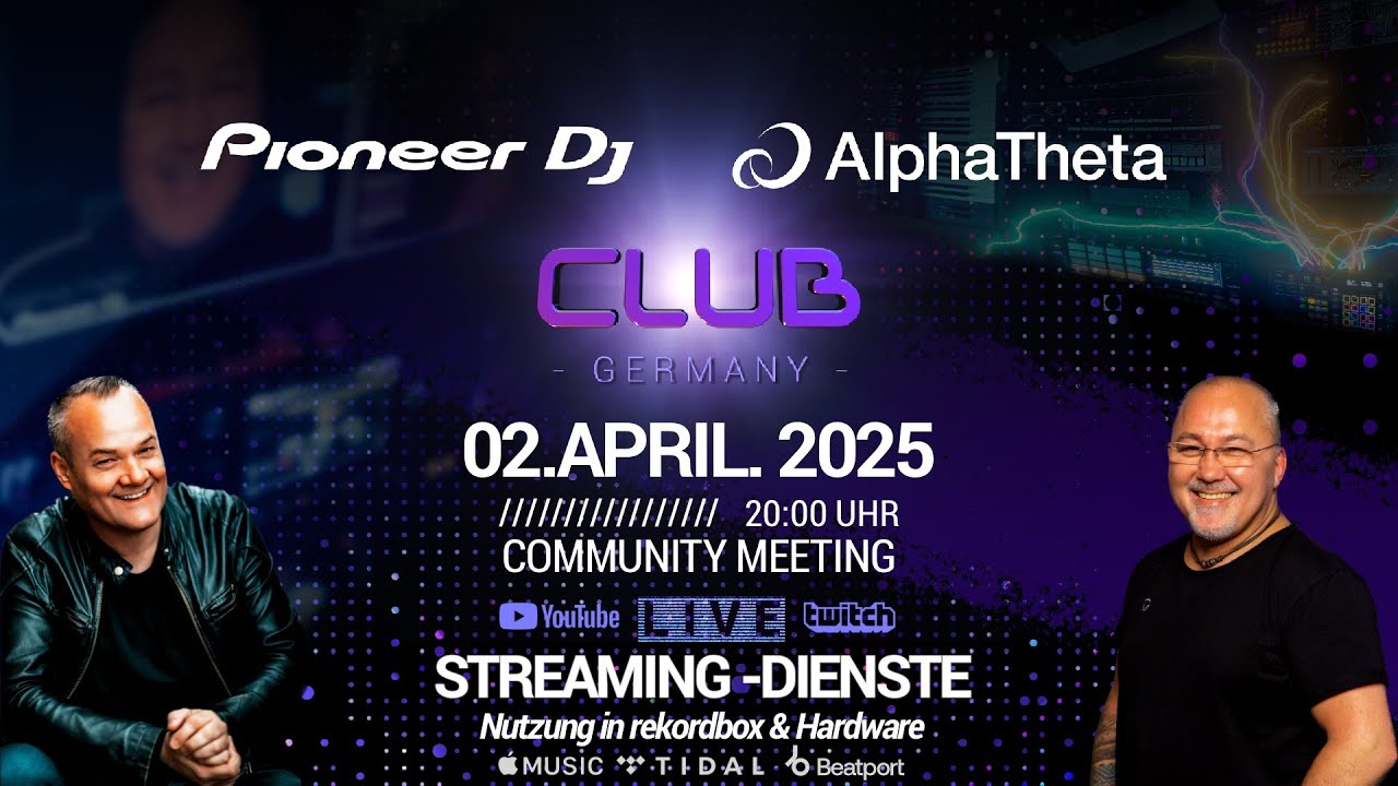 Pioneer DJ Club | Community Livestream | Support für rekordbox | #95