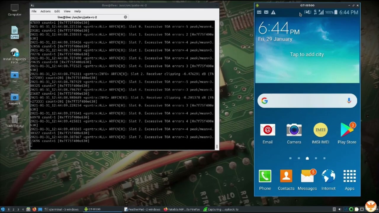 SS7 Vulnerability Attack BTS Enable GPRS Data & Binary SMS Wire shark