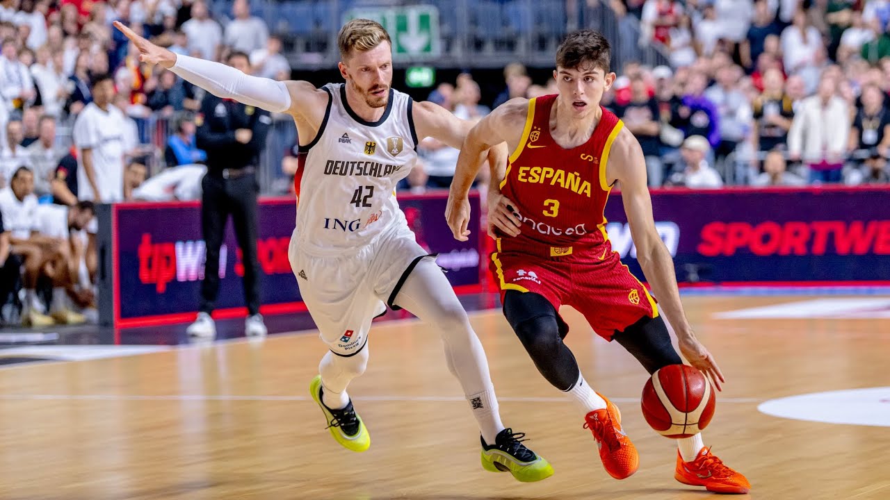 Sergio De Larrea (14 pts) Spain VS Germany 23.08.2025 EuroBasket prep.
