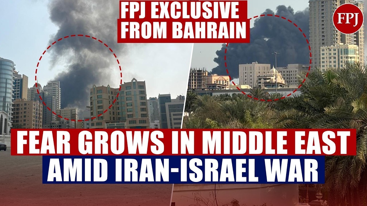 FPJ EXCLUSIVE | Iran Israel War: Scary Moment In Bahrain As Missiles Fly & Get Intercepted