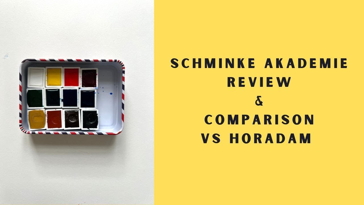 Schminke Akademie review and comparison with Schminke Horadam: a wonderful present from a follower.