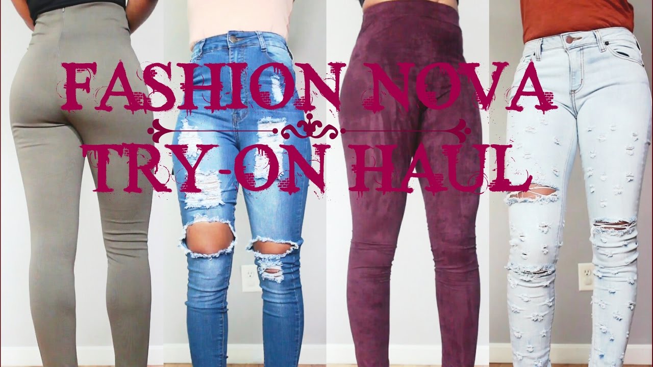 Huge Fashion Nova Try-on Haul!!  ::  Jeans and Pants