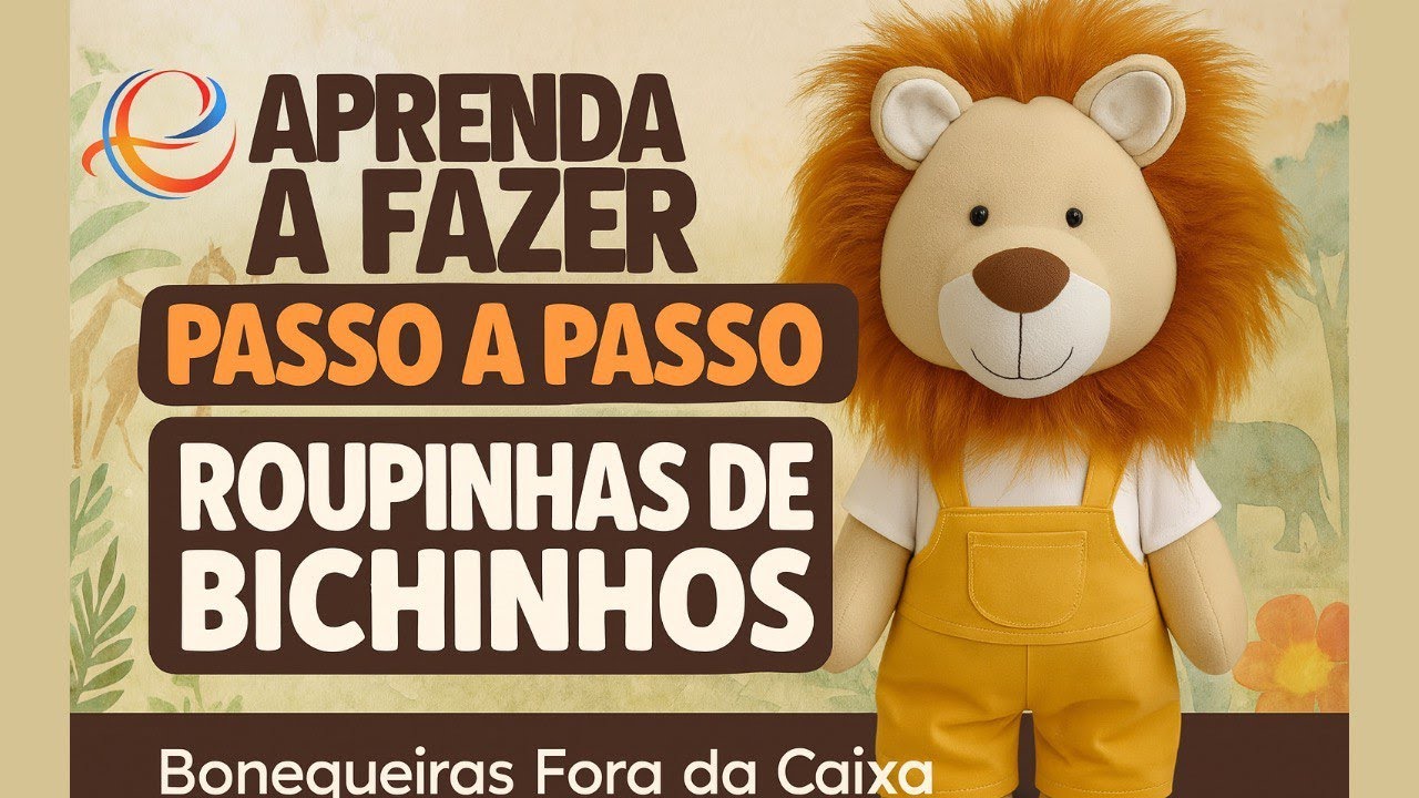 Vamos fazer AO VIVO a blusinha dupla face do nosso queridíssimo Leão Ray