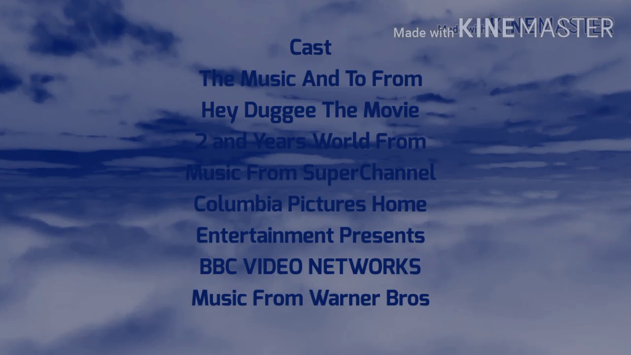 Hey Duggee BBC Entertainment Television End Credits Effects