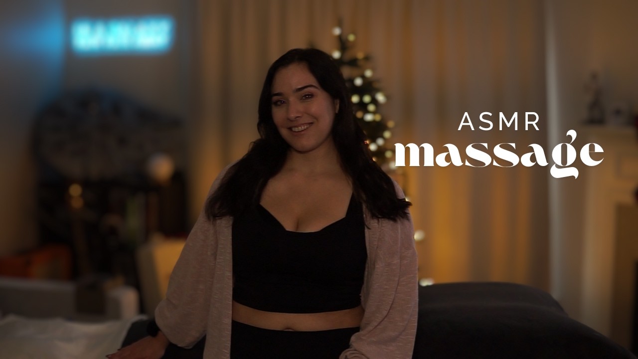 ASMR Full Body Massage 😴 Neck, & Back Tension Relief for Relaxation and Sleep