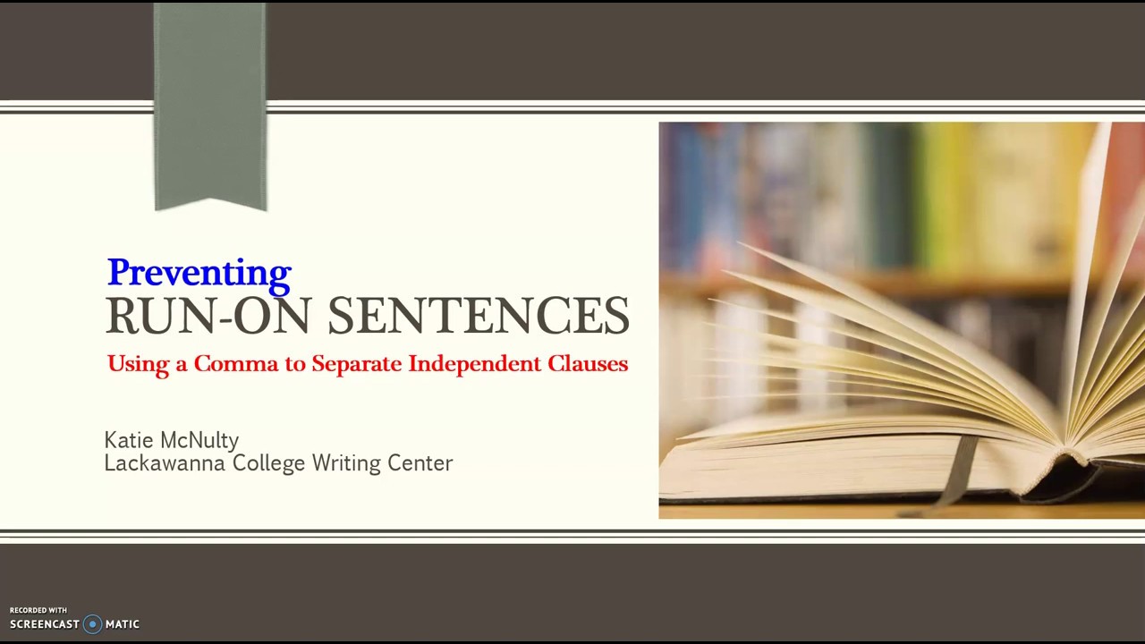Using commas & FANBOYS to Separate Independent Clauses