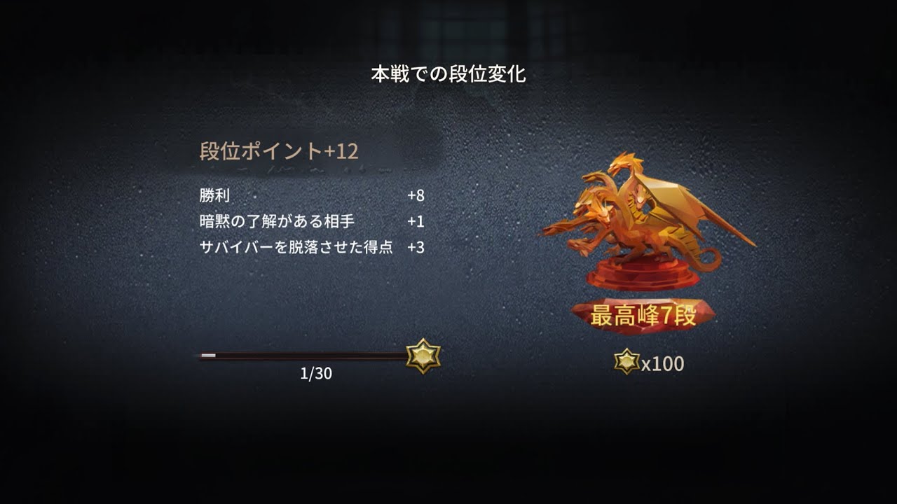 【第五人格】シーズン40 ヒュドラ☆100到達垂れ流し