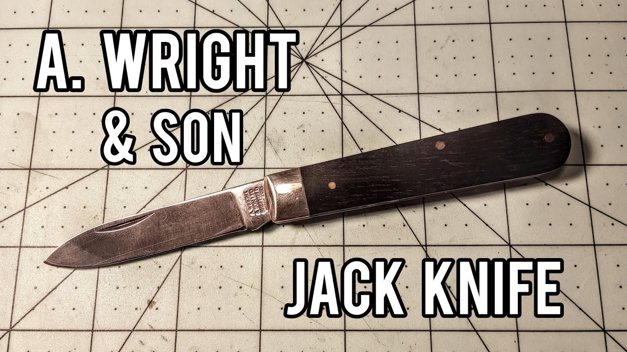 Arthur Wright and Son Jack Knife In Ebony