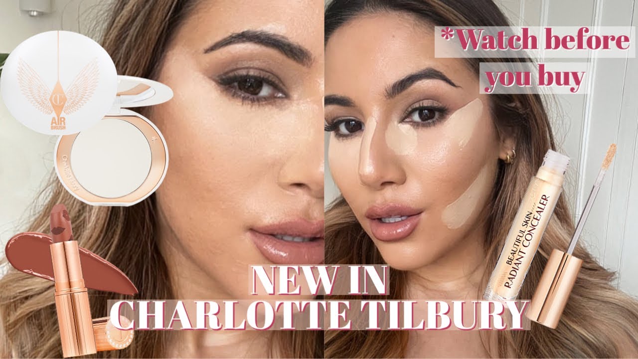 NEW CHARLOTTE TILBURY AIRBRUSH BRIGHTENING FLAWLESS FINISH POWDER& BEAUTIFUL SKIN RADIANT CONCEALER