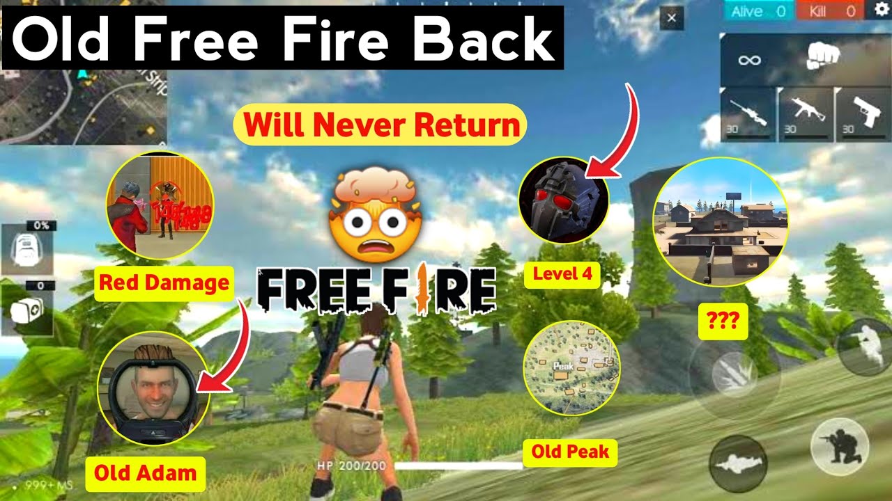 Old Free Fire Is Back | Free Fire Old Item Return List | Will Never Return