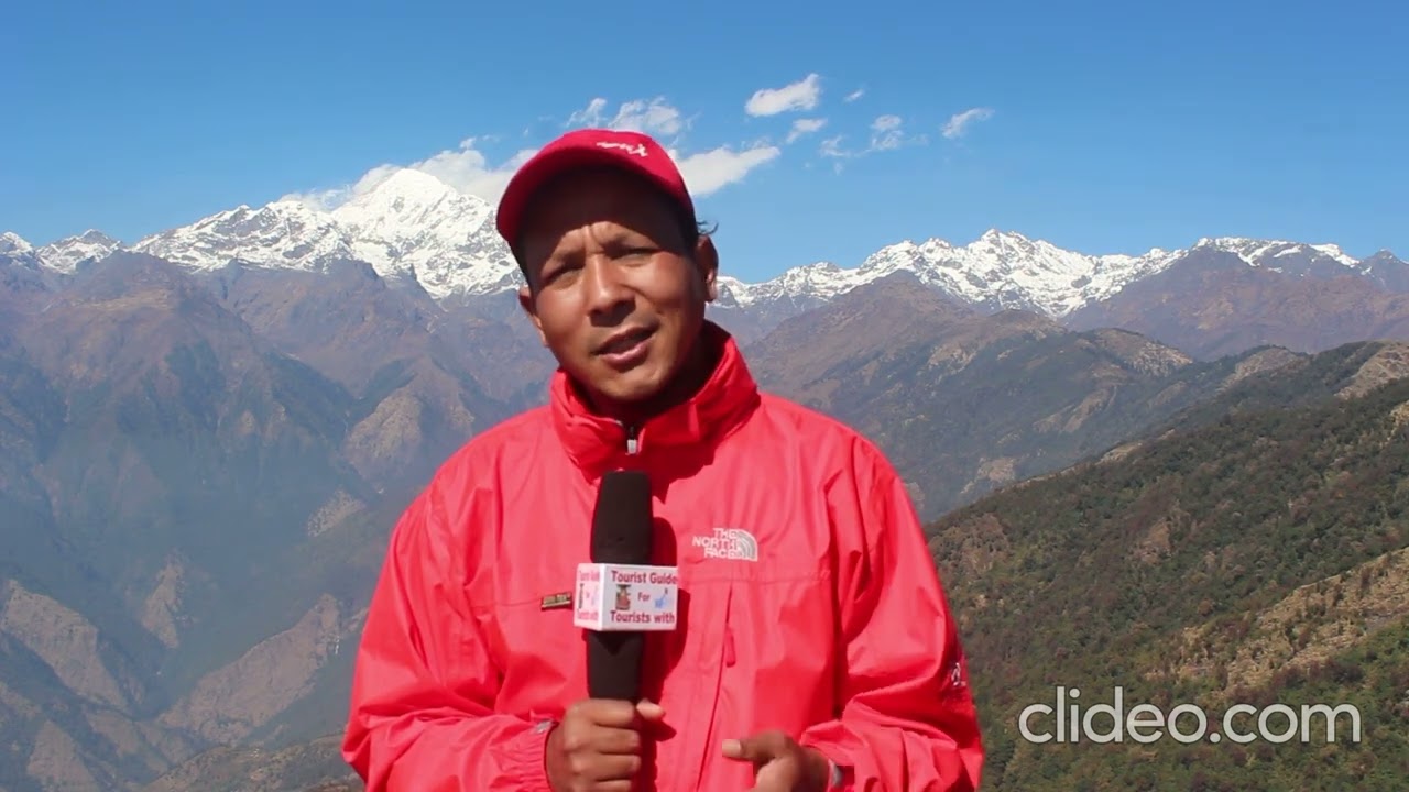 The 6,672 m high Baudha Himal/Buddha Himal seen from Mamchhe Dada/Mamchhe Hill, Barpak, Gorkha