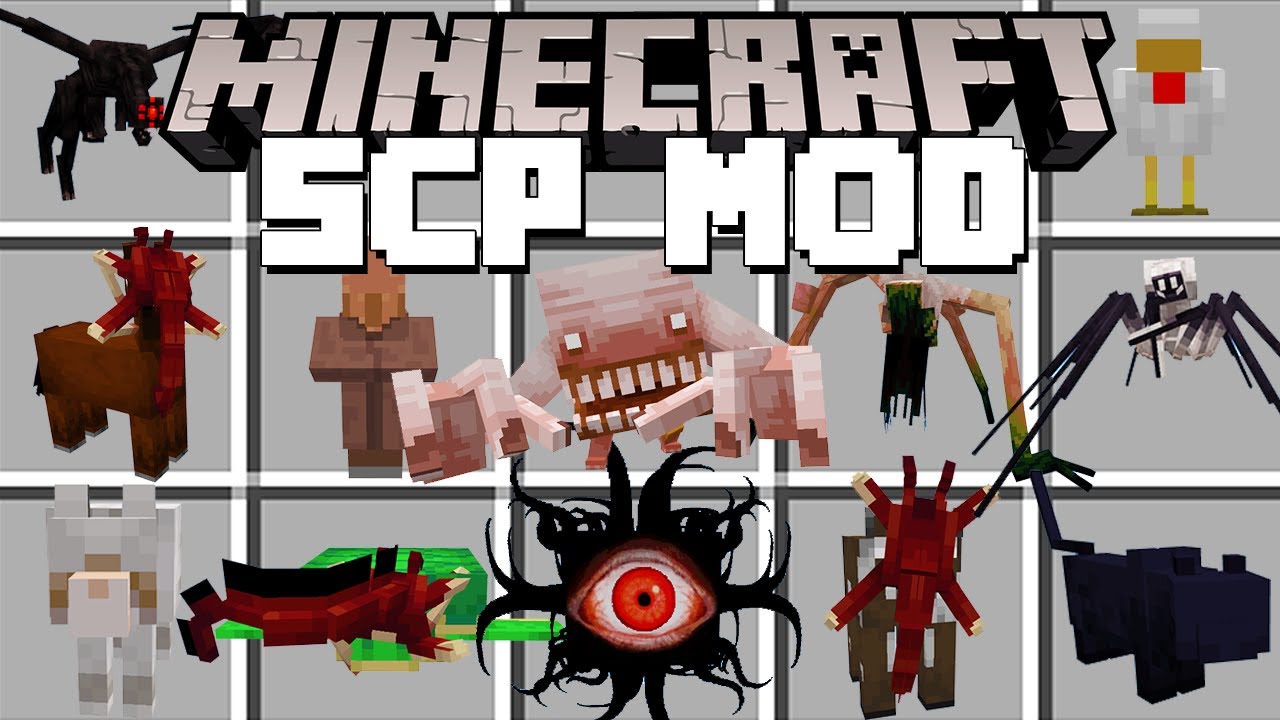 Minecraft CAN YOU SURVIVE? / SCP MOBS MOD! (Minecraft Mods)