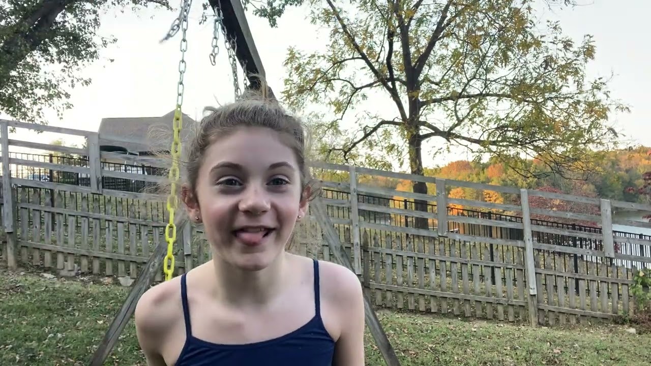 Come on the swingset with me