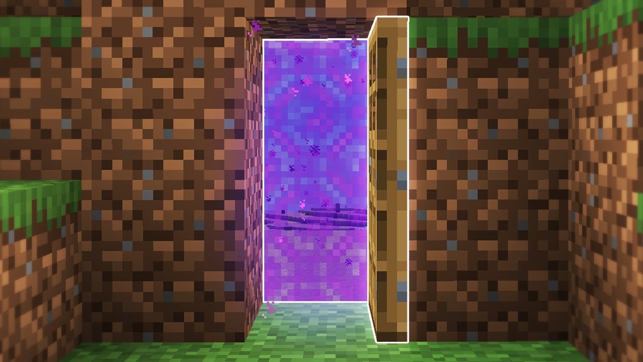 Minecraft UHC but doors teleport you randomly...