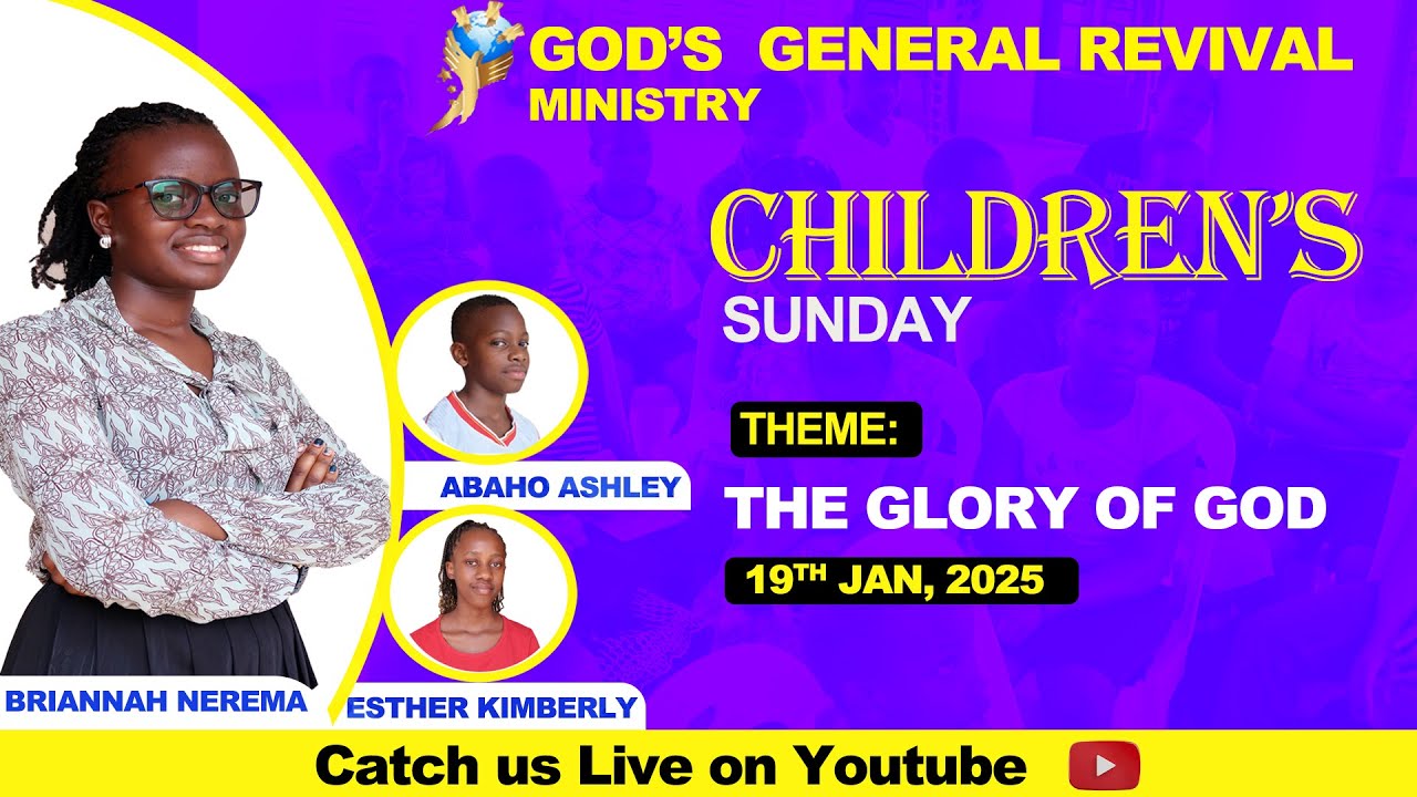 CHILDREN'S SUNDAY SERVICE || 19th-01-2025