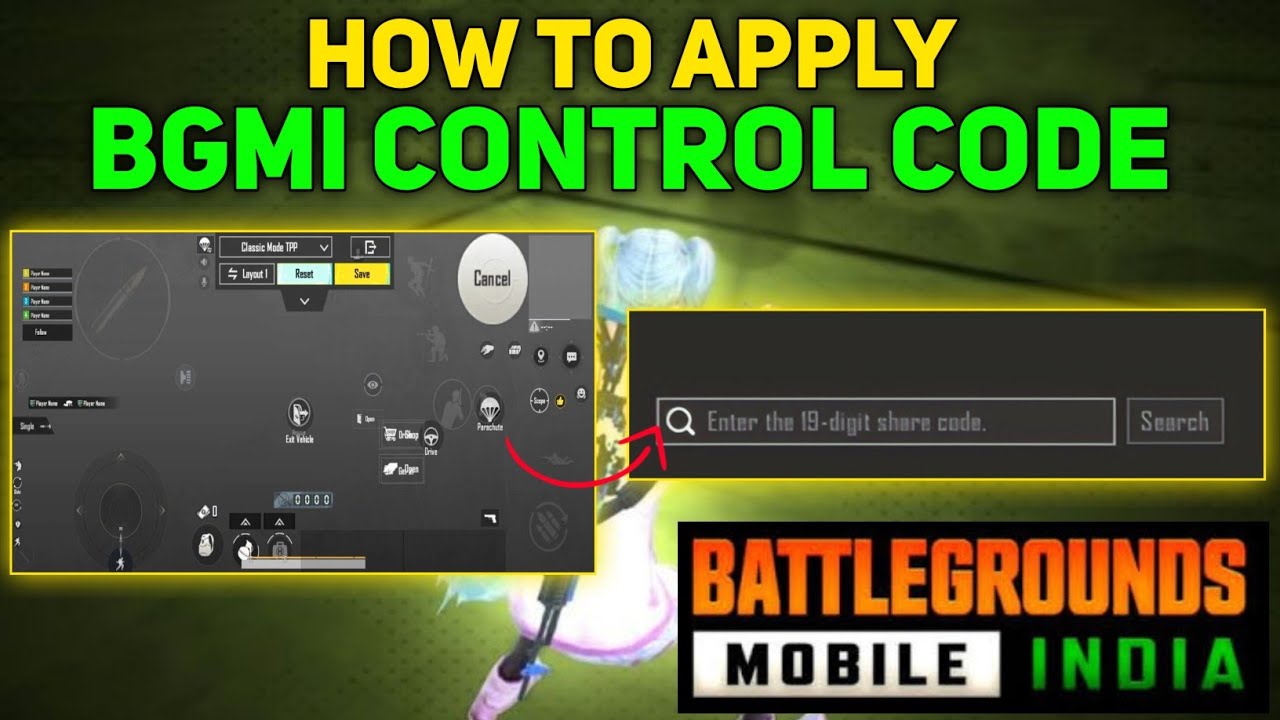How To Apply Control Code In Bgmi Control Code Kaise Dale Bgmi Me Control Code Kaise Dale