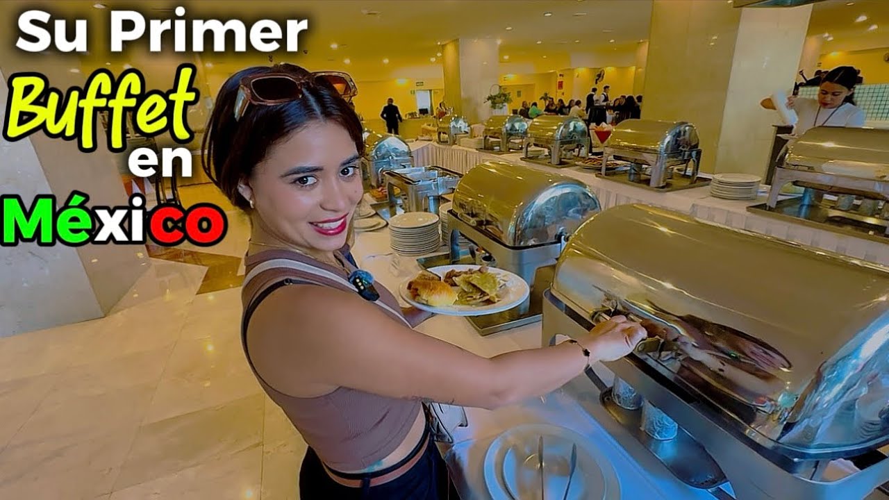 🇨🇺CUBANA en un Buffet en México 🇲🇽 por PRIMERA VEZ 😱| Probamos de TODO🤤‼️