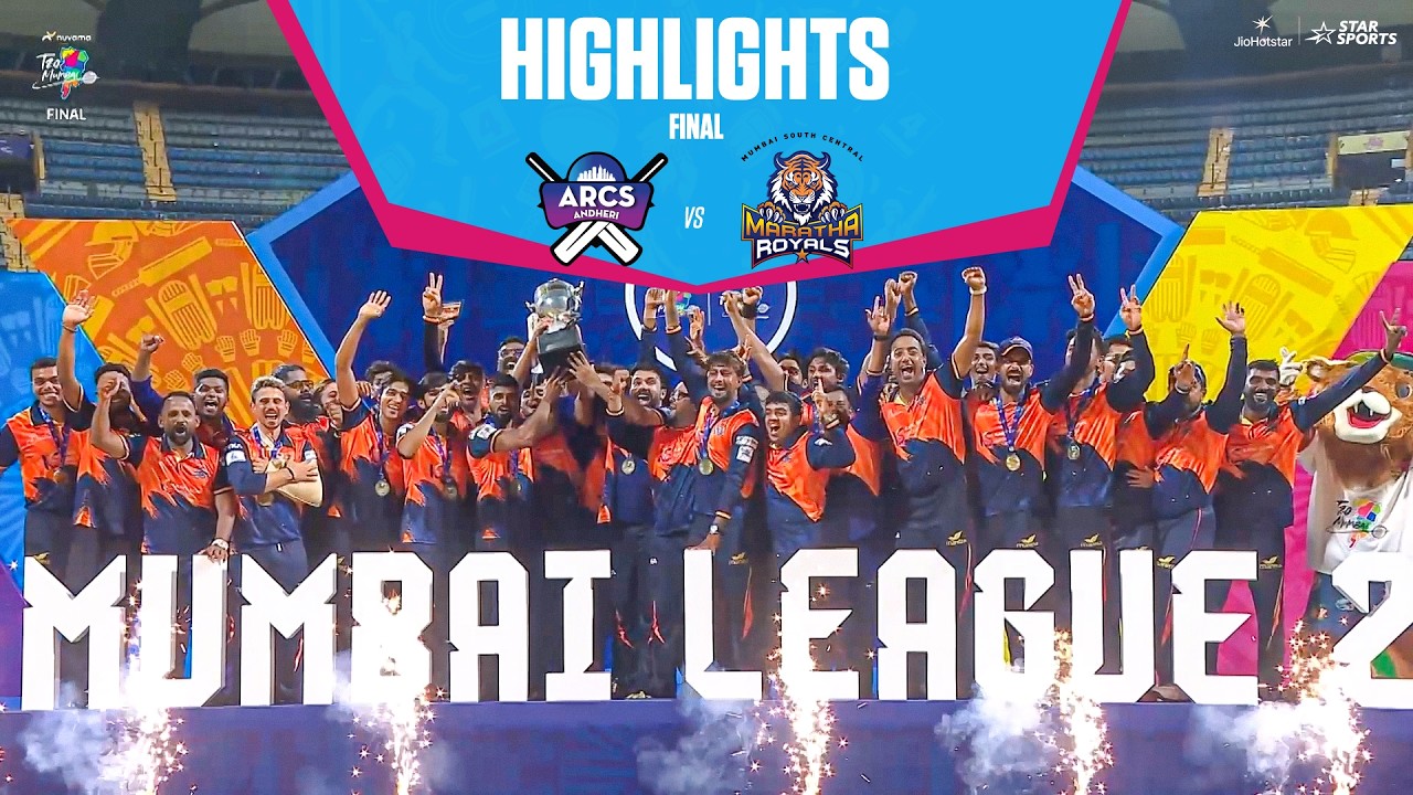 MSC Maratha Royals beat Arcs Andheri in the final to lift the trophy| Highlights | #T20MumbaiLeague