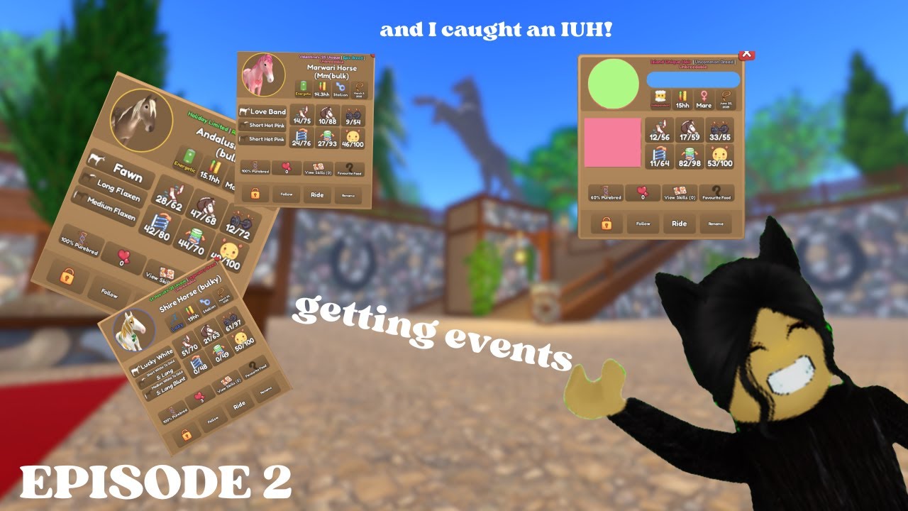 Trading Up to an IUH Horse in Wild Horse Islands + Caught an IUH! 🐎🔥 | Ep. 2 &ndash; Getting Events!
