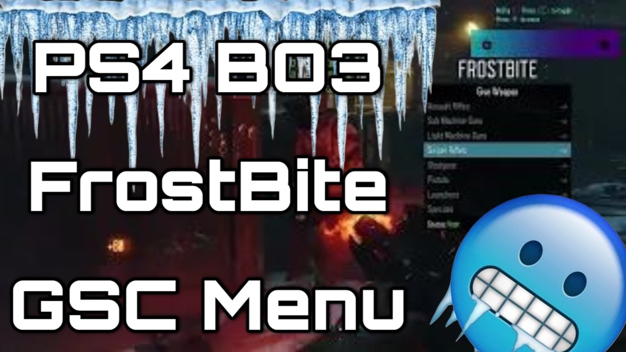BO3 Frostbite v1.3 GSC Mod Menu PS4 + Download 