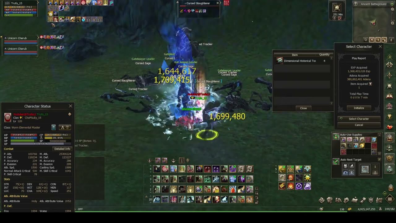 Lineage 2 - Server Chronos - New TOI test - Wynn Elemental Master