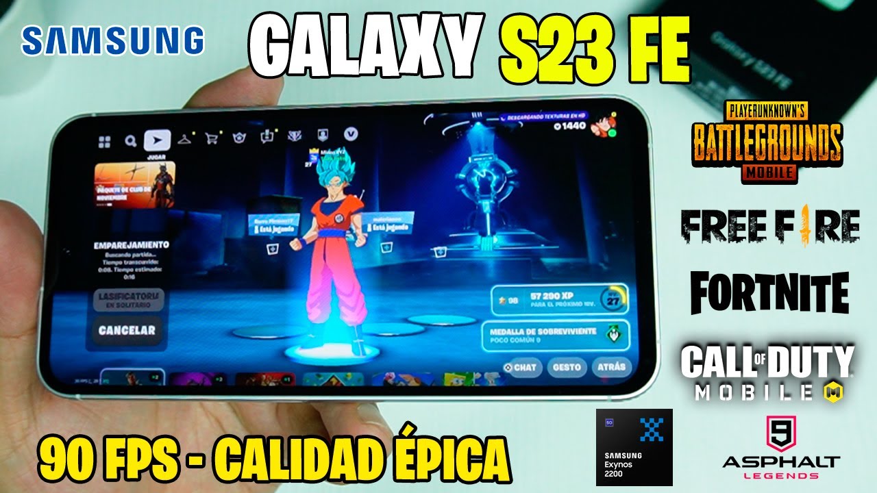Galaxy S23 FE 5G | Gaming Test | Fortnite, Free Fire, COD, PUBG Mobile (Exynos 2200)