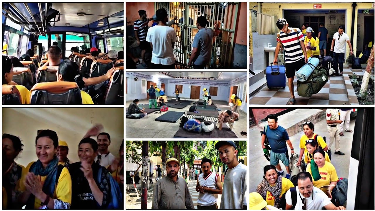 Breaking News |The police has agreed to take 150 yatris to Rajghat after 2 day of detention & anshan