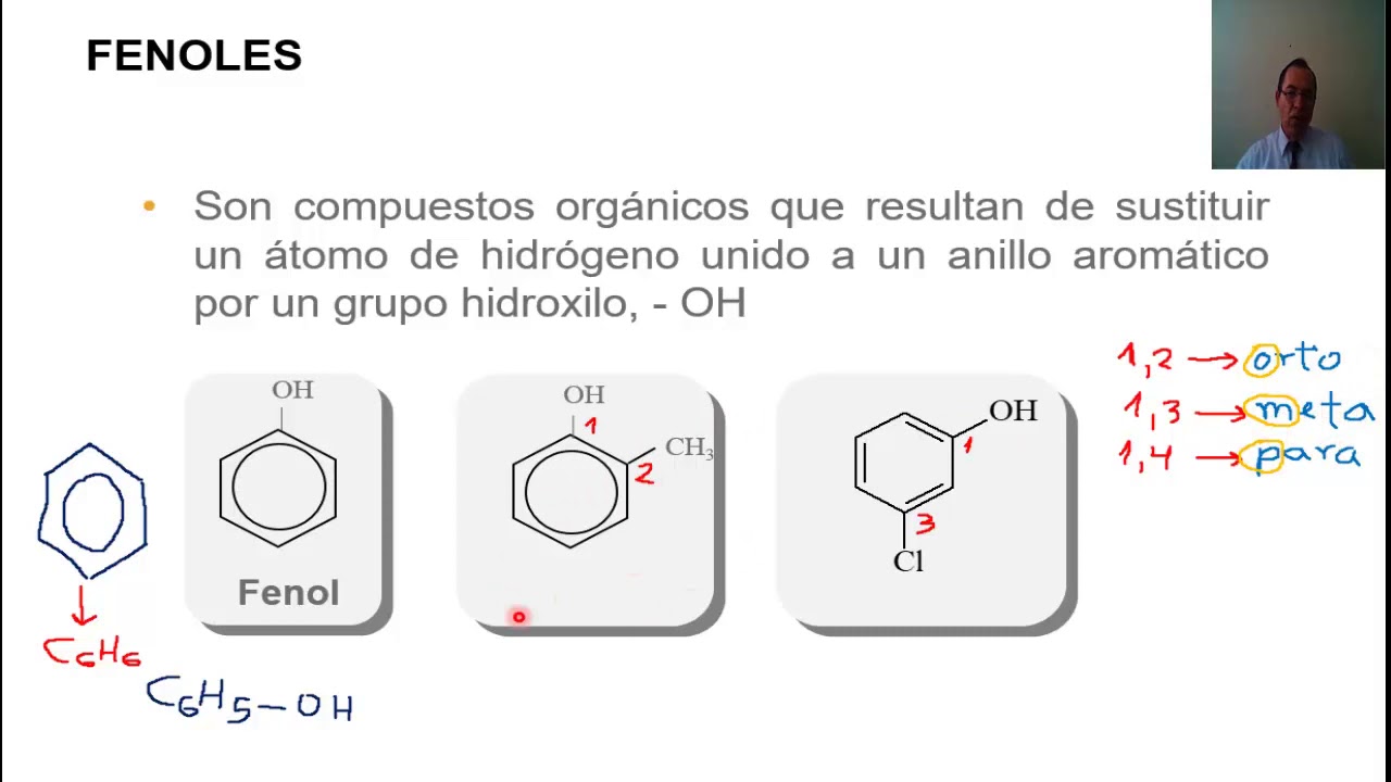 Alcoholes y Fenoles  Nombres y fórmulas