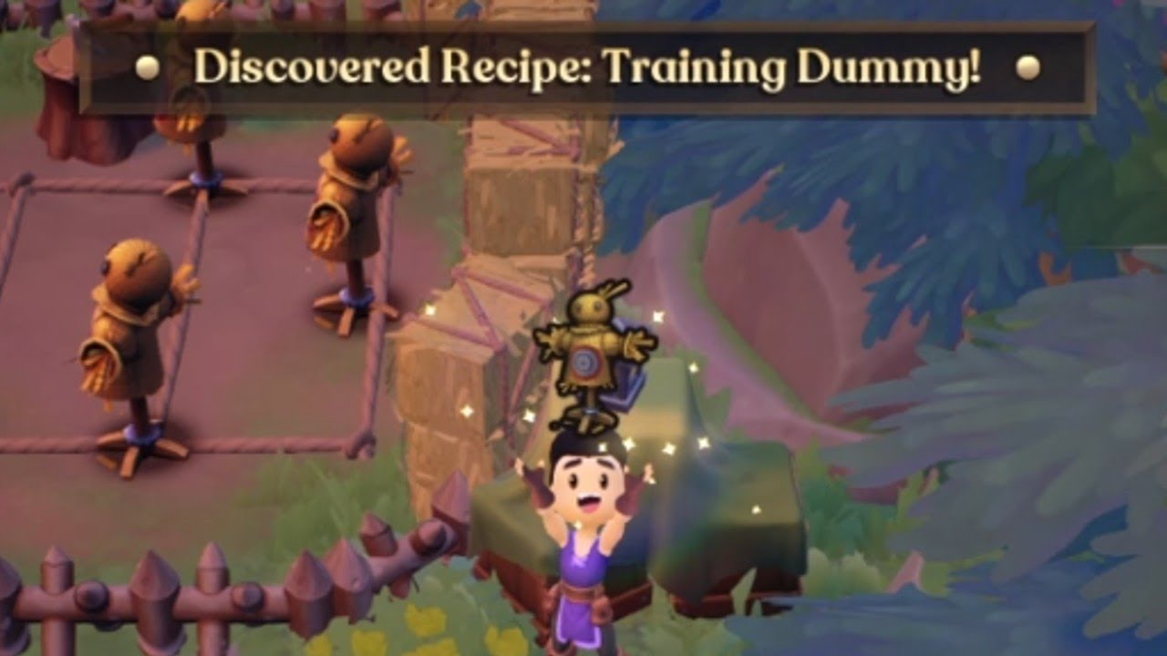 Fae Farm - Training Dummy Recipe Location