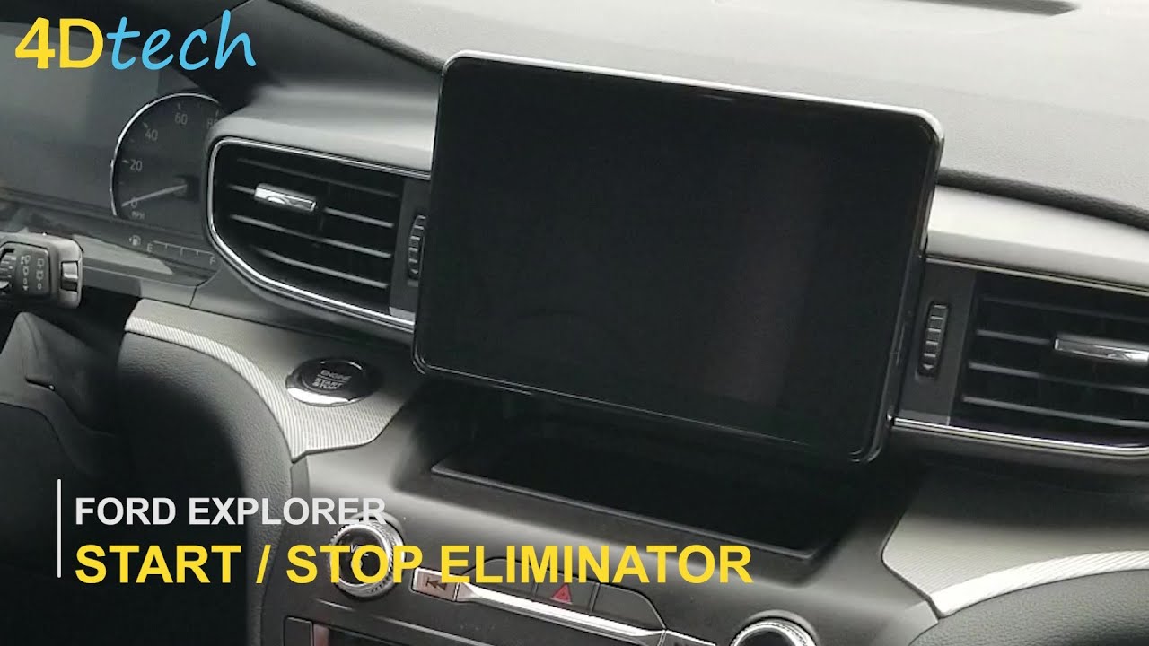 Ford Explorer DISABLE Auto Start/Stop Feature - Toggle ON and OFF permanently! [2020-2024]