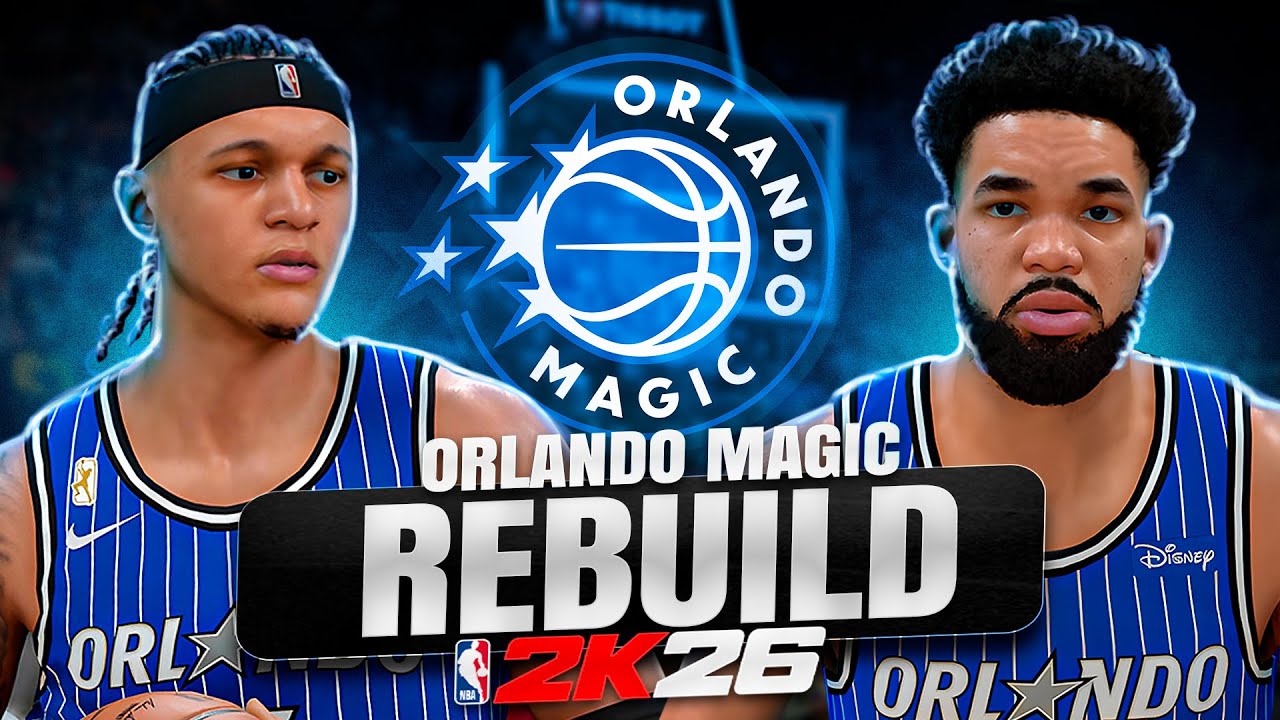 EU RECONSTRUI o ORLANDO MAGIC no NBA2K26! ✨