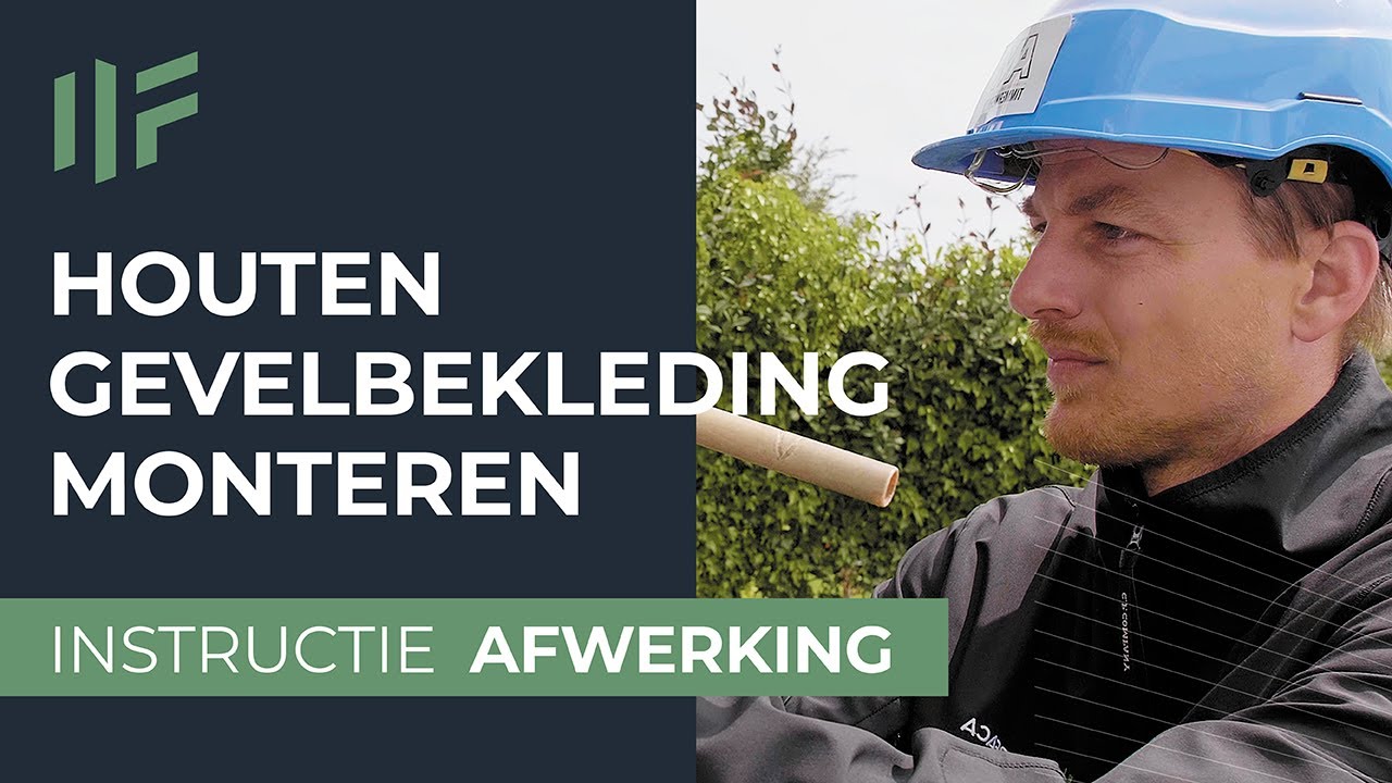 Instructies: afwerking houten gevelbekleding